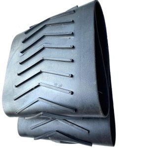 Grain thrower endless belt 500x5x2560 ЗМ-90 corner rib (herringbone)